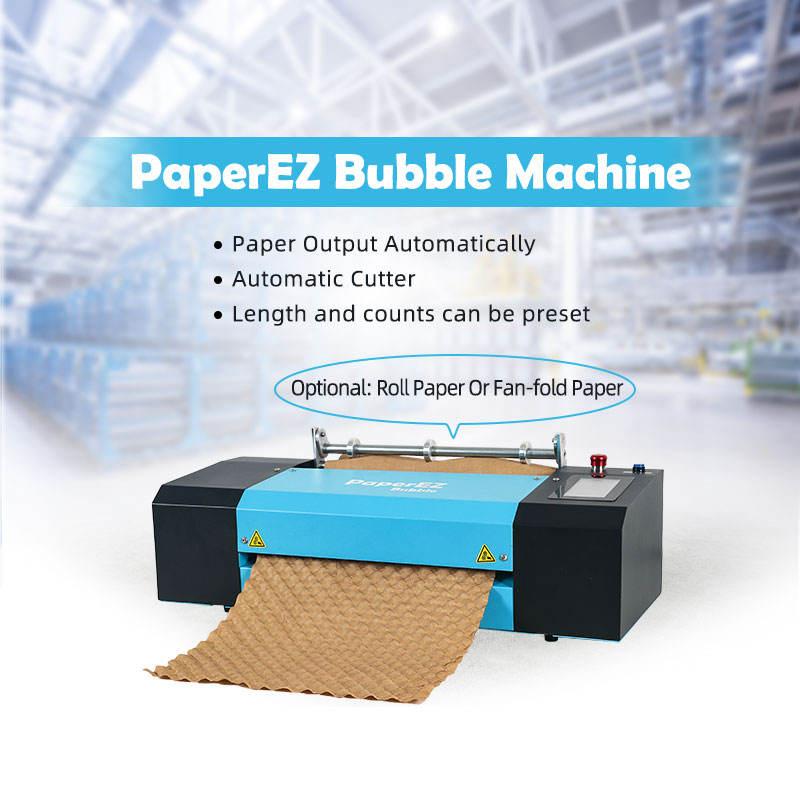 Ulinepak Electric Paper Bubble Cushioning System Wrap Machine