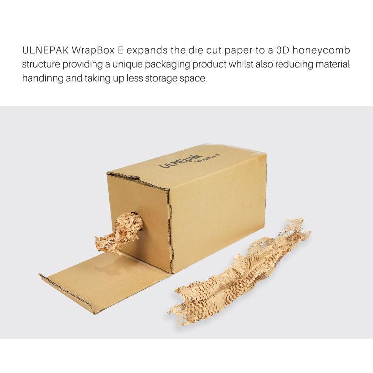 WrapBox E Void Fill Honeycomb Paper Wrapping Dispenser for Packaging - Ulinepak