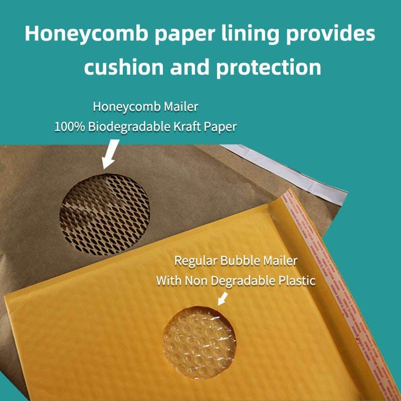 Ulinepak Compostable Honeycomb Paper Padded Mailer - Ulinepak