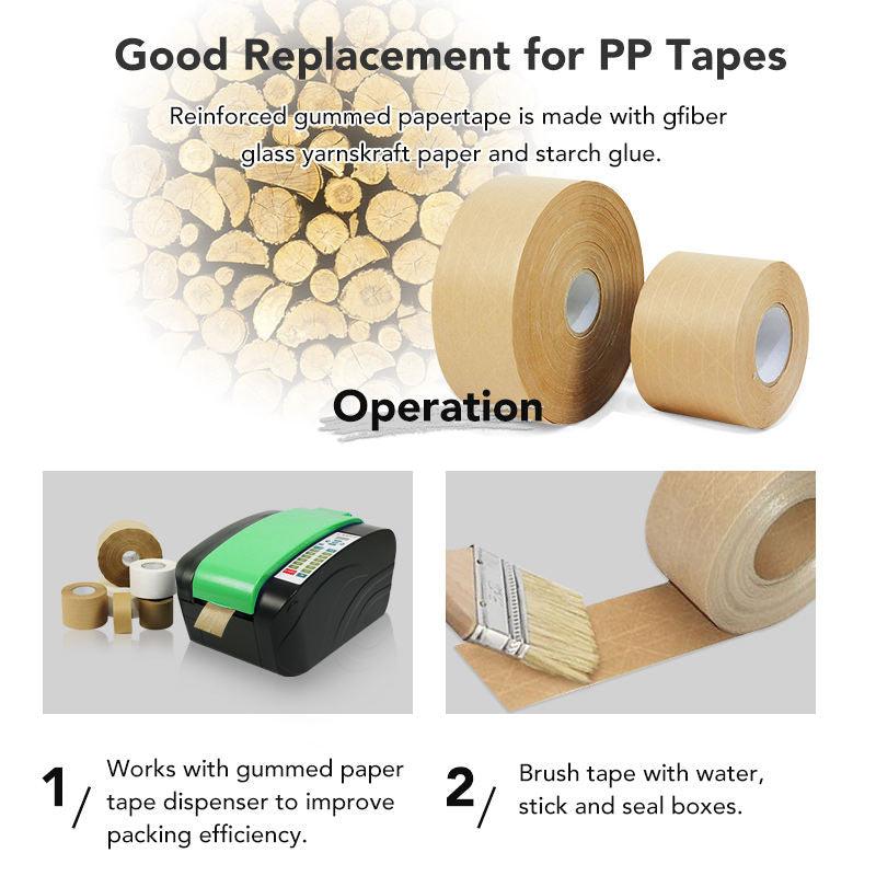 Ulinepak Water Activated Gummed Paper Tape Roll - Ulinepak